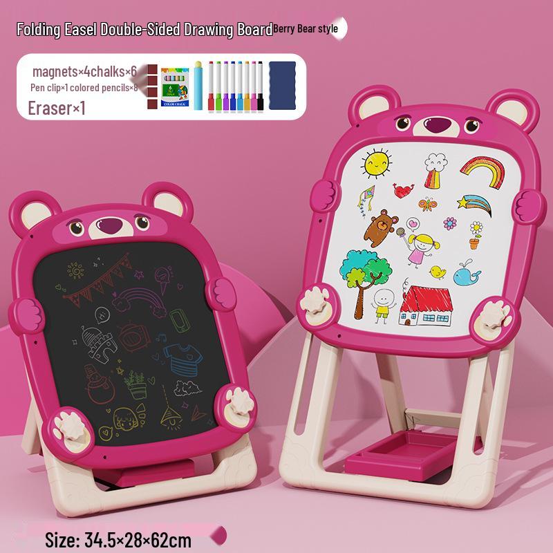 

Многофункциональный детский мольберт: Доска для рисования и письма с ножками стола