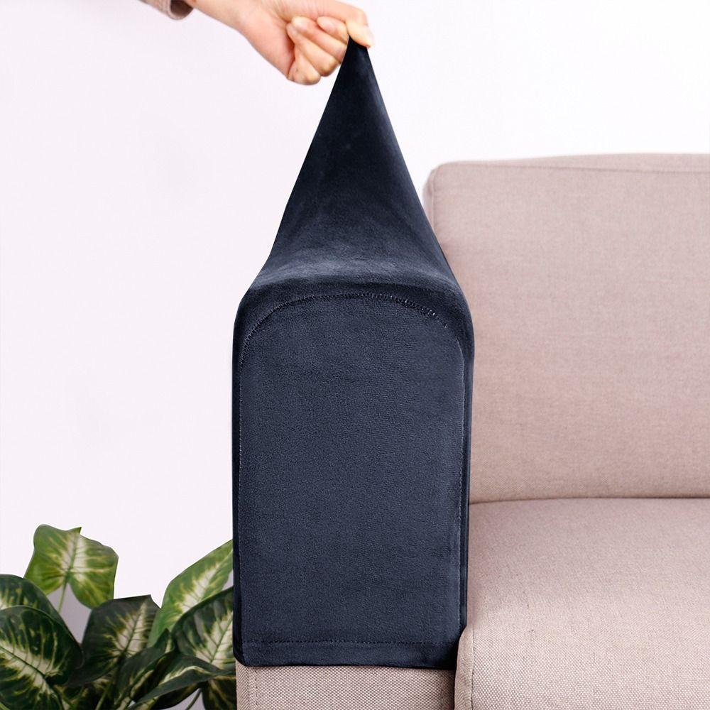 2PCS Furniture Sofa Armrest Covers Stretch Couch Arm Protector New Sofa Cover