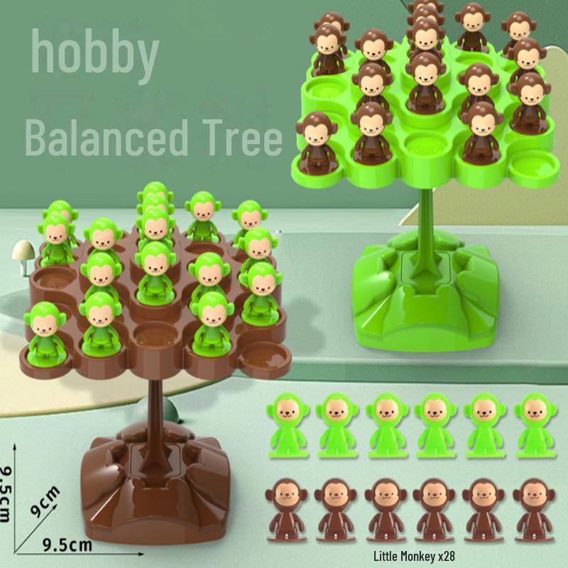 Interactive Monkey Balance Tree: Double Stacking Game for Children's Concentration Training.