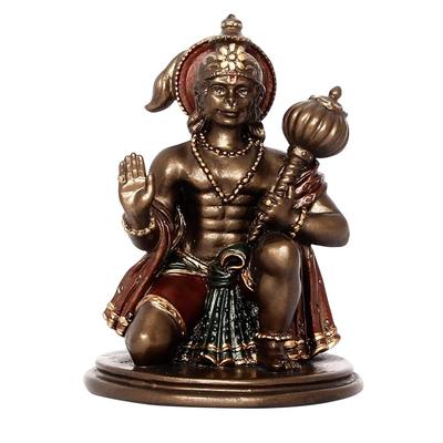 New Hanuman Statue with Mace | Hanuman Ji Murti for Home Temple Mandir Blessing Lord Hanuman Idol for Car Dashboard Home Office