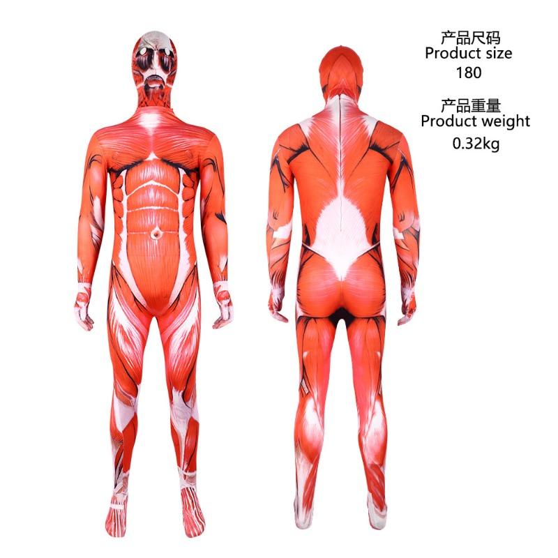 Halloween Mega Giant 5 Anime Cosplay Stage Costume Attack Giant