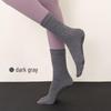 Professional Non-Slip Five-Finger Yoga Socks for Pilates, Aerobics, Indoor Sports, and Fitness - Sweat-Absorbent, Breathable, Mid-Calf Floor Socks.