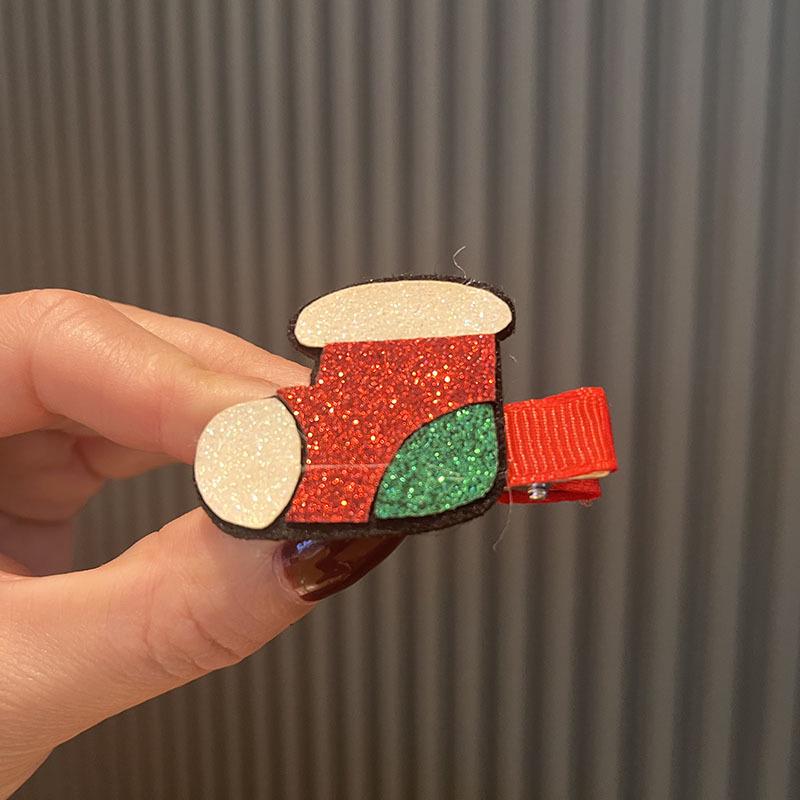 Christmas Hair Clips for Kids: Cute Cartoon Side Clips for Baby and Little Girl Hair Accessories