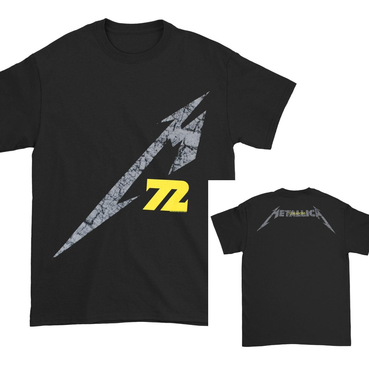 

Metallica 72 Seasons Casual Tshirt Mens and Womens Luxury Brand Top S