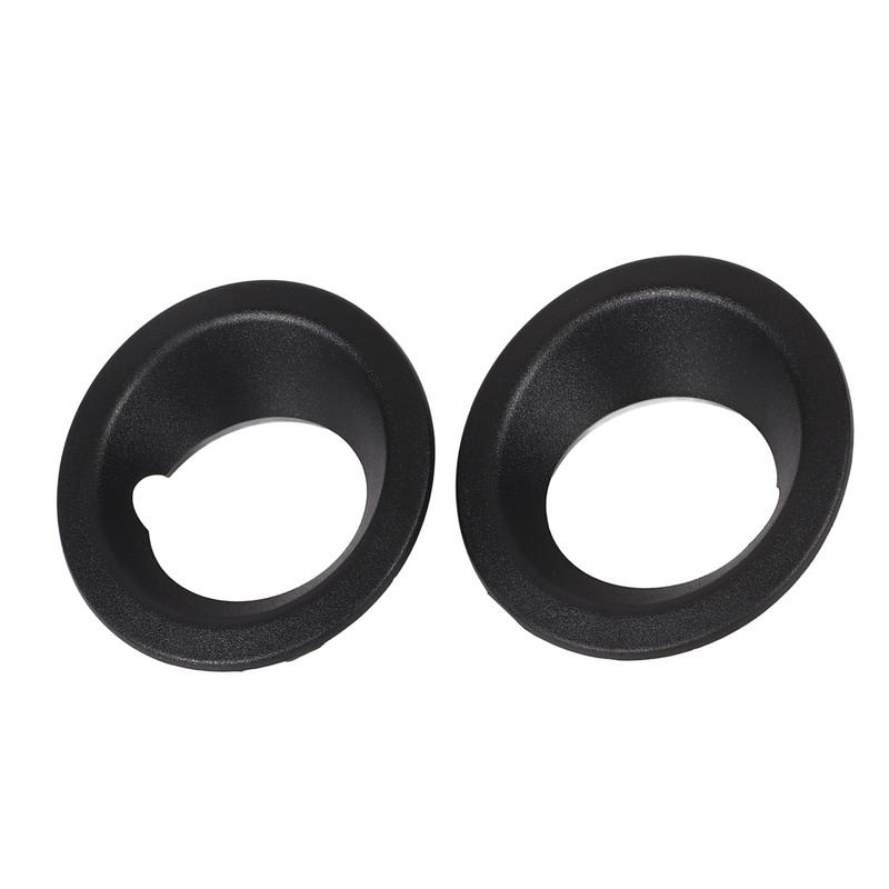 Front Bumper Fog Light Ring Cover 51113400912 Black Replacement for BMW X3 E83 2004‑2006 Fog Lamp Bezel Fog Light Decoration