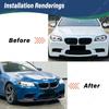 For BMW 5 Series F10 M5 2012 2013 2014 2015 2016 Automobile Front Bumper Splash Lip Splitter Lip Splitter Body Modification Kit