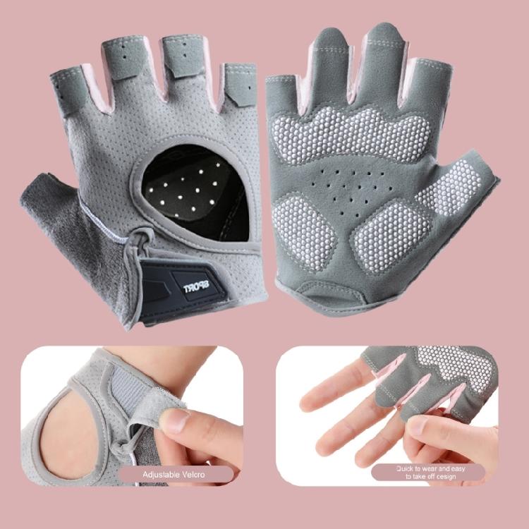 Nonslip Breathable Sports Glove Wear Resistance Short Training Glove Half Finger Fitness Glove for Women and Man