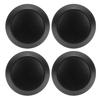 4pz Coprimozzi Centrali Ruota 102mm OD 94mm ID Resistente alla Ruggine Nero Copertura Mozzo Cerchione Veicolo Universale per Auto