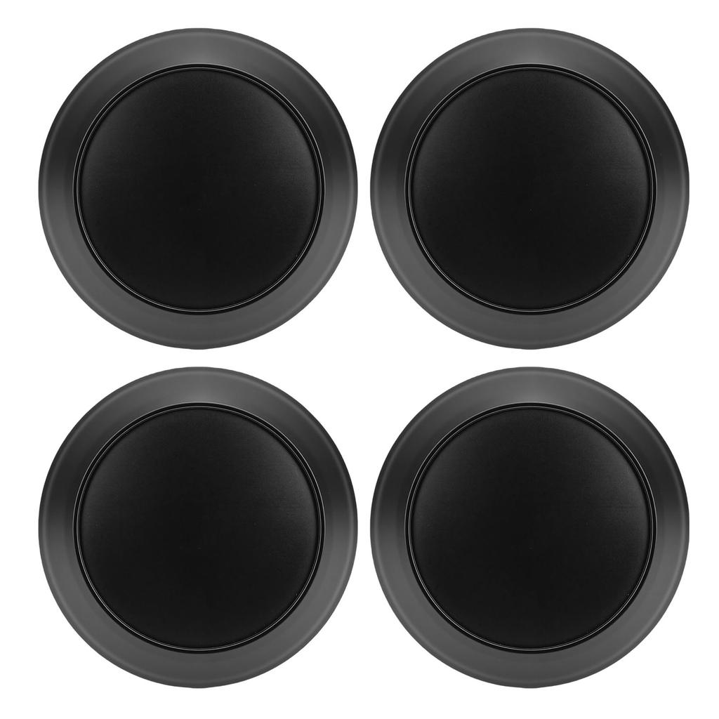 4pz Coprimozzi Centrali Ruota 102mm OD 94mm ID Resistente alla Ruggine Nero Copertura Mozzo Cerchione Veicolo Universale per Auto