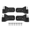 Aluminium Coated Door Side Hinge For Jeep Wrangler JK JL JT 2007+ Road Steel Door Hinge Kit Not Door Hinge Cover Decor