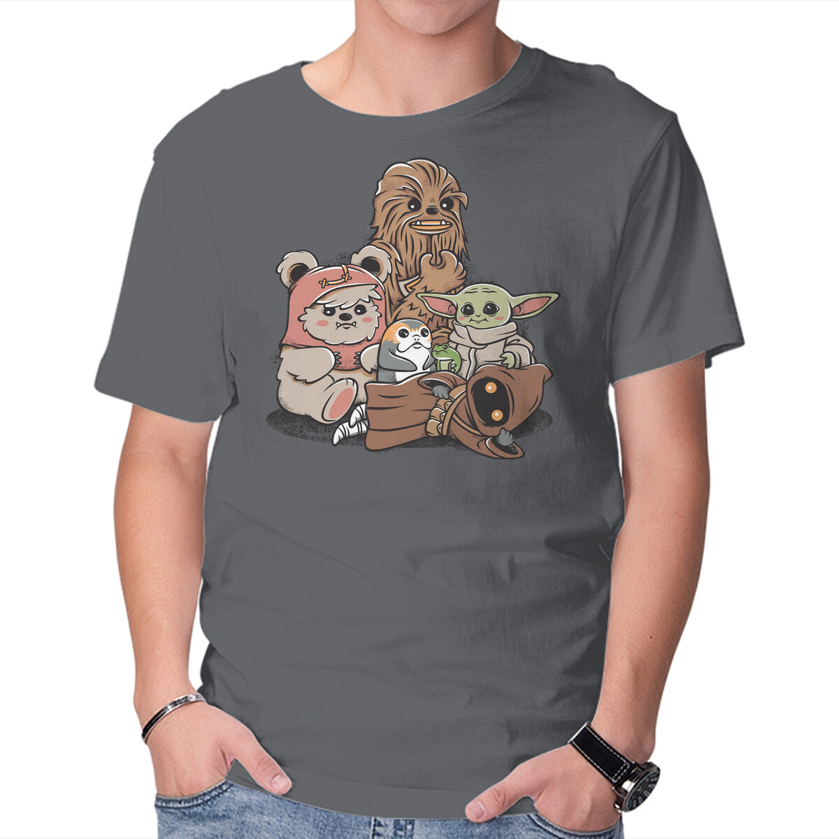 Unisex Crew Neck T-Shirt The Cutest Club In The Galaxy Graphic Short Sleeve Casual Tee XXXL