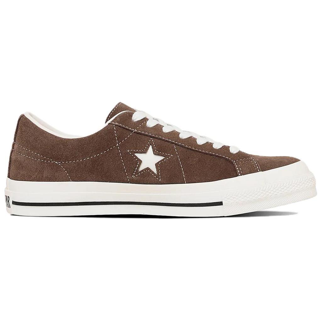 Converse ONE STAR Sude Slip Resistant Abrasion Resistant Low top Skateboard Shoes Unisex Taupe 35200861