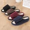 Men Women's Diabetic Slippers Adjustable Swollen Feet Slippers Open Toe with Rubber Sole for Indoor Outdoor