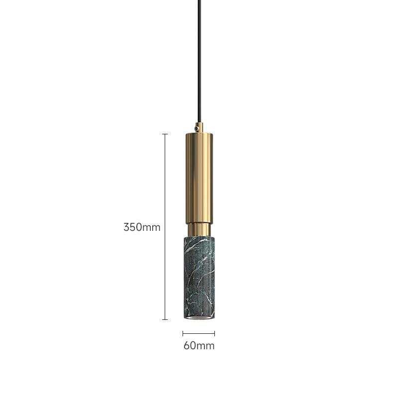 Minimalist Marble LED Pendant Light for Living Room or Bedroom