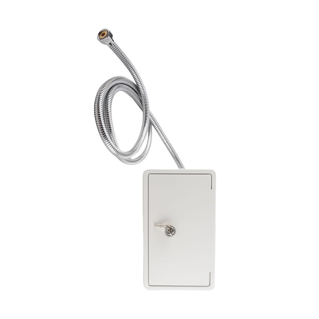 Exterior Shower Box Kit 1.5m Metal Hose Outdoor Washing Spray Box Set for Rv Campervans Trailer Boats Yachts