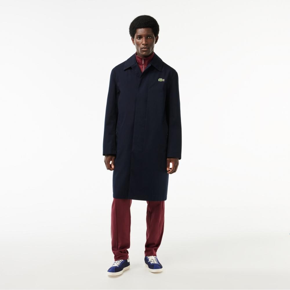 

LACOSTE Мужское длинное пальто из поликоттона и твила Maccoat BH5946 53N HDE