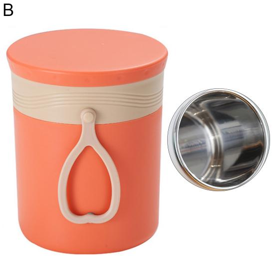 Tumbler Cup Retain Freshness Fadeless Stainless Steel Tea Coffee Mug Soup Bottle