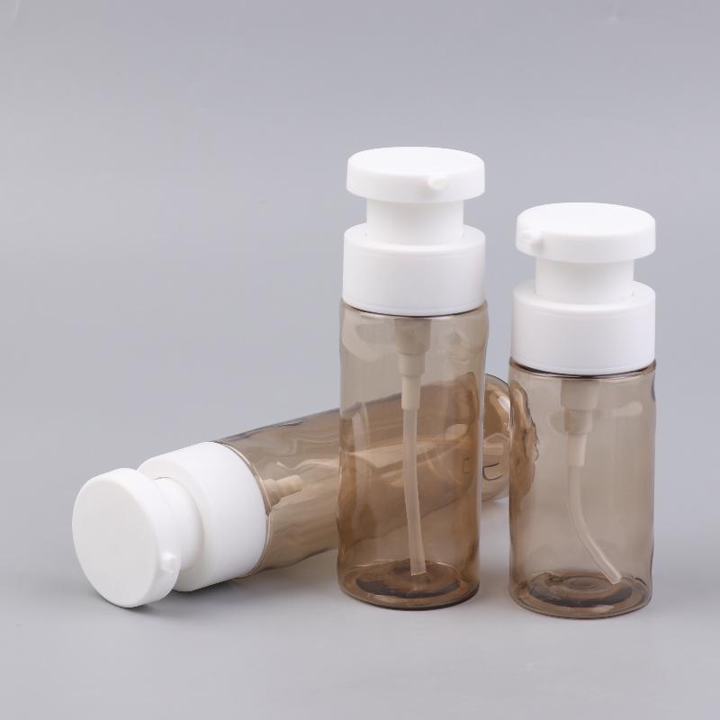 1Pcs Plastic Press Cosmetic Bottle Empty Shampoo Bottle Refillable Travel Portable Container Shower Gel Bottle