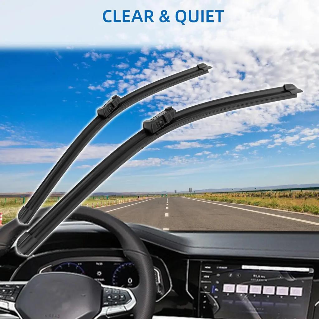 2PCS Wiper Blades Set Kit For Ford Tourneo Transit Custom 2012-2017 Front Windshield Brushes Windscreen Window Accessories