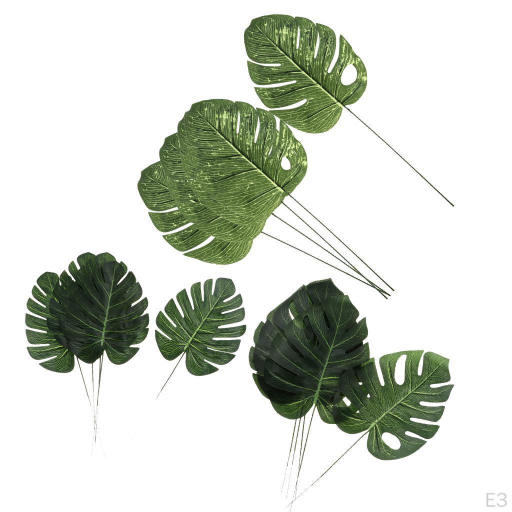 5 Artificial Faux Foliage Palm Home Decor