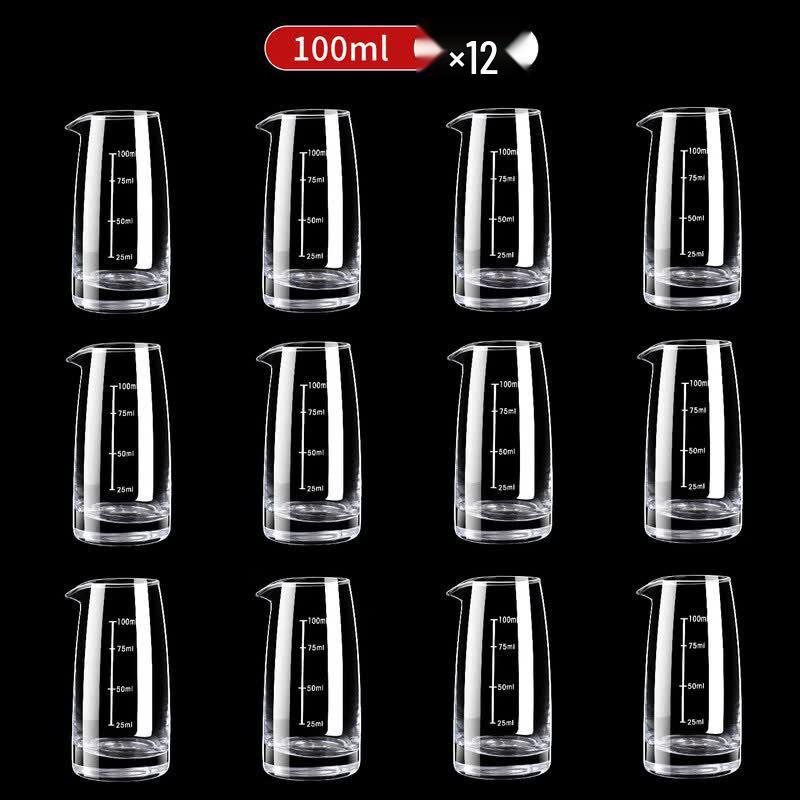 Thickened Glass Liquor Decanter Set