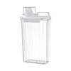 Transparent Laundry Powder Storage Box with Measuring Cup Laundry Room Organization