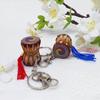 Traditional Leather Janggu Drum Keychain 10-Piece