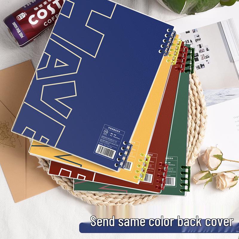 Retro American Loose-Leaf Notebook: Detachable, Comfortable, DIY Diary for Students - Available In B5, A5, A4 Sizes