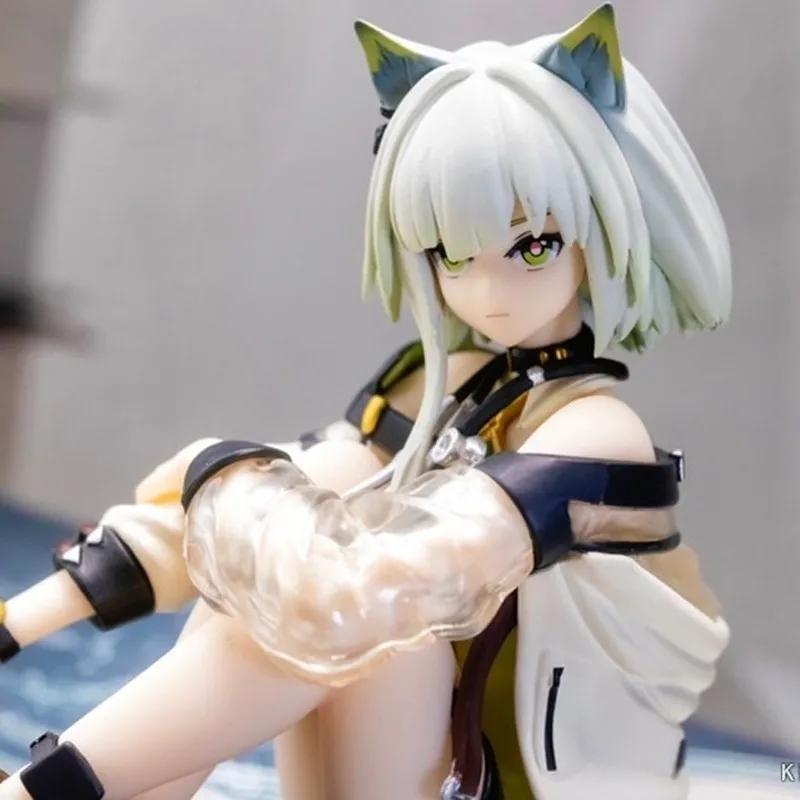 Arknights Kal'tsit Anime Figur Ornament Computergehäuse Dekoration Sitzende Nudelstopper Puppe Junge Spielzeug Überraschungsgeschenk Sammlerstück