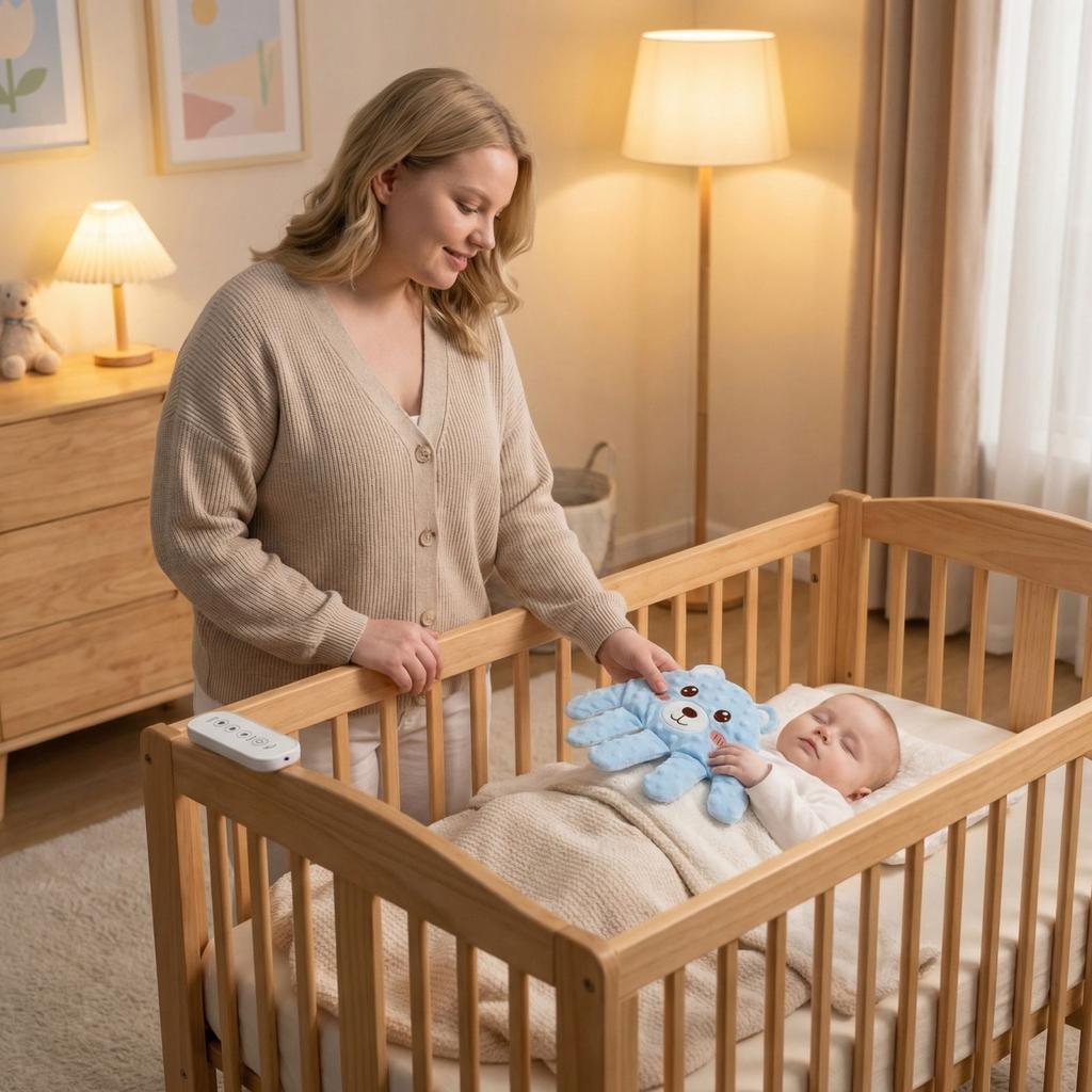 Soothing Hand To Help Babies Fall Asleep - Red Inner Liner For Heat And Abdominal Warmth