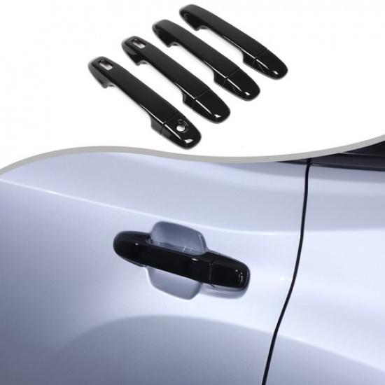 ABS Glossy Black Exterior Door Handle Cover Trim Kit for Subaru Crosstrek 23-24