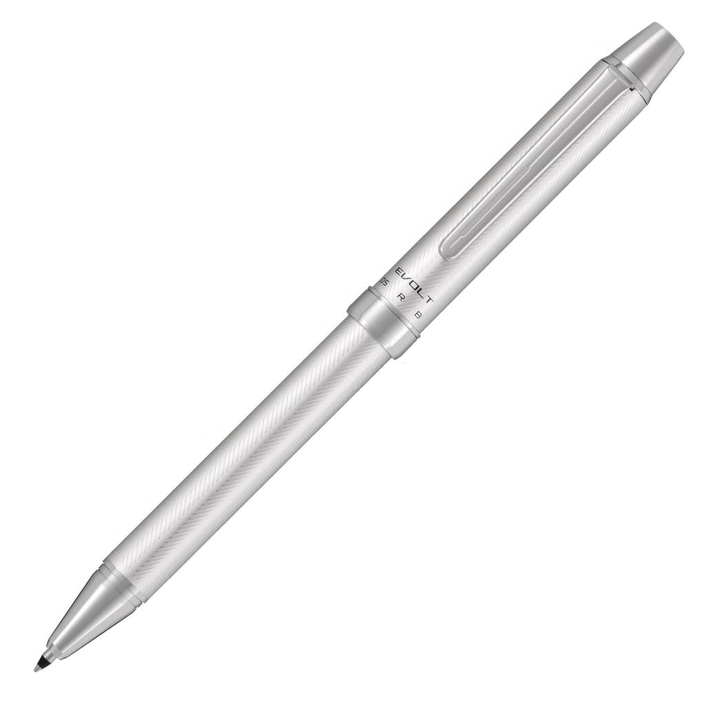 PILOT Ballpoint Pen Evolto Herringbone S Herringbone Silver BTHE150RHS Multi-function 2+1