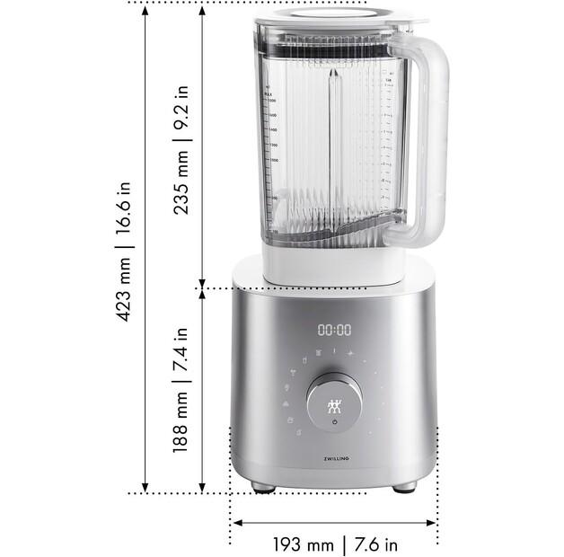 Стационарный блендер Zwilling Enfinigy Hochleistungs Pro silber (53001-000-0)
