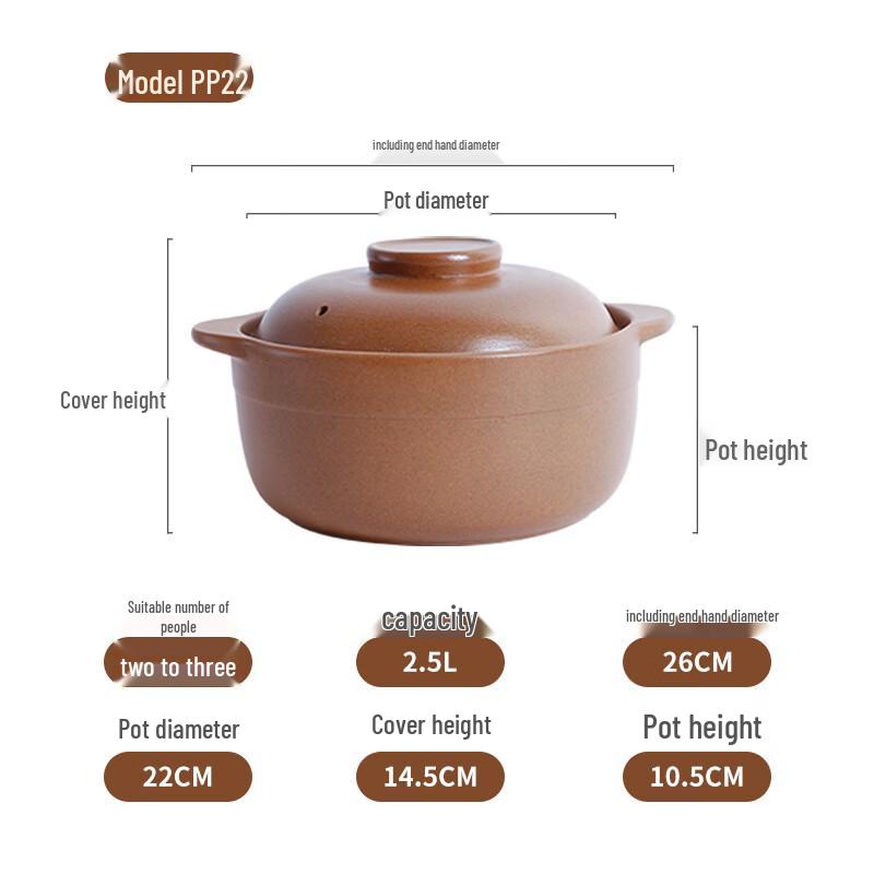 LIEI Heat-Resistant Clay Pot