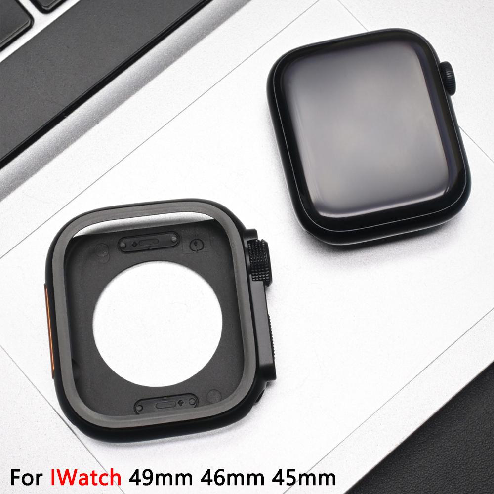 Custodia in Lega Metallica per Apple Watch Ultra 3 49mm Cover Accessori Protettivi per iwatch Serie 11 10 46mm 9 8 7 45mm 6 5 4 SE 44mm