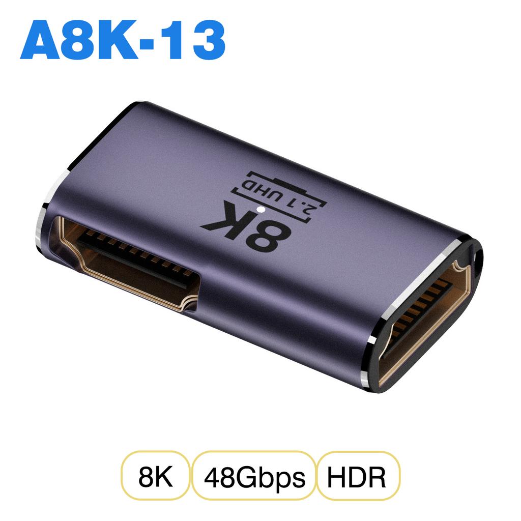 UGOURD HDMI2.1 Cable Adapter mini micro hdmi to HDMI 2.1 Converter 48Gpbs 8K60HZ 4K120HZ for HDTV Projector PS4 PS5 Laptop PC 4