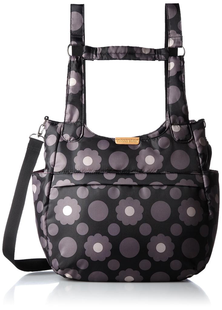 Hannah Flower 3-Way Backpack with H-Shaped Zipper, Lightweight and Large Capacity, from Cookie Flower Cafe