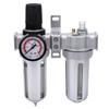 Air Compressor Filter Regulator Combo 1 4in SFC200 Aluminum Alloy Oil Water Separator Semi Auto Drain for Auto Repair