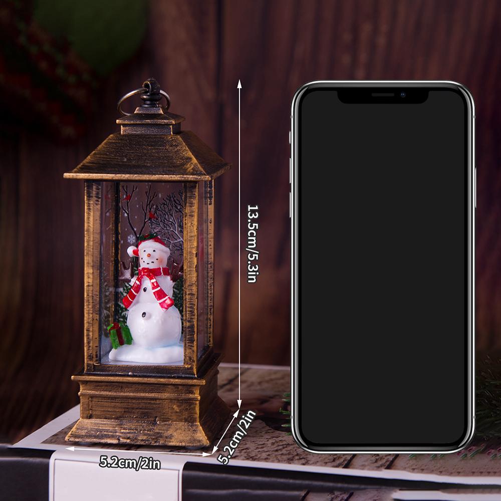 1PC Light Night Light Christmas Interior Light Desktop Decoration Christmas Tree Santa Claus Decorative Desktop Decoration  No W