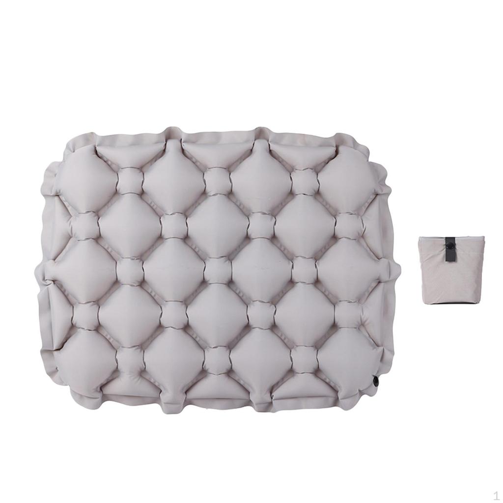 Inflatable Seat Cushion Air Sitting Pad for Stadium Backpacking Plane