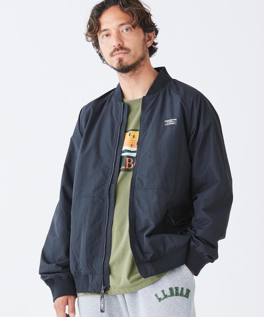 LL Bean 3-säsongs Bomber US Storlek Nautical 1000107152 Herrjacka, Passform, Normal, S, Marinblå, Blå,