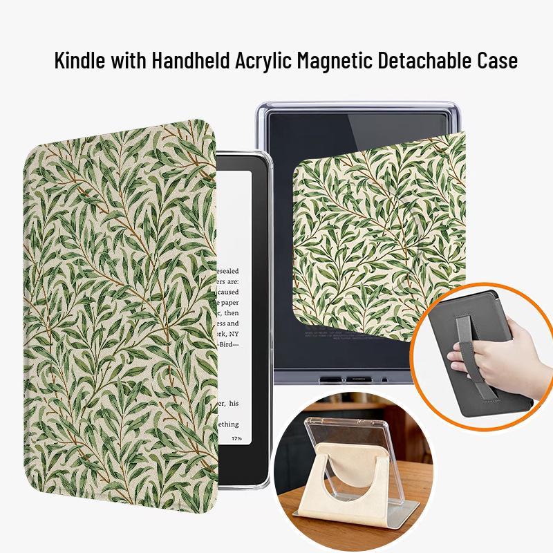 Kindle E-reader Magnetic Detachable Sleep Case for KPW1-6 - Youth Edition Acrylic Handheld for Kobo