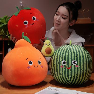 Creative Cute Fruit Strawberry Orange Pillow Plush Toy Doll Apple Doll Home Pillow Doll