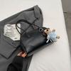 Premium Portable Bowling Textured Bag New Women's Bag Versatile Shoulder Underarm Bag Handbag