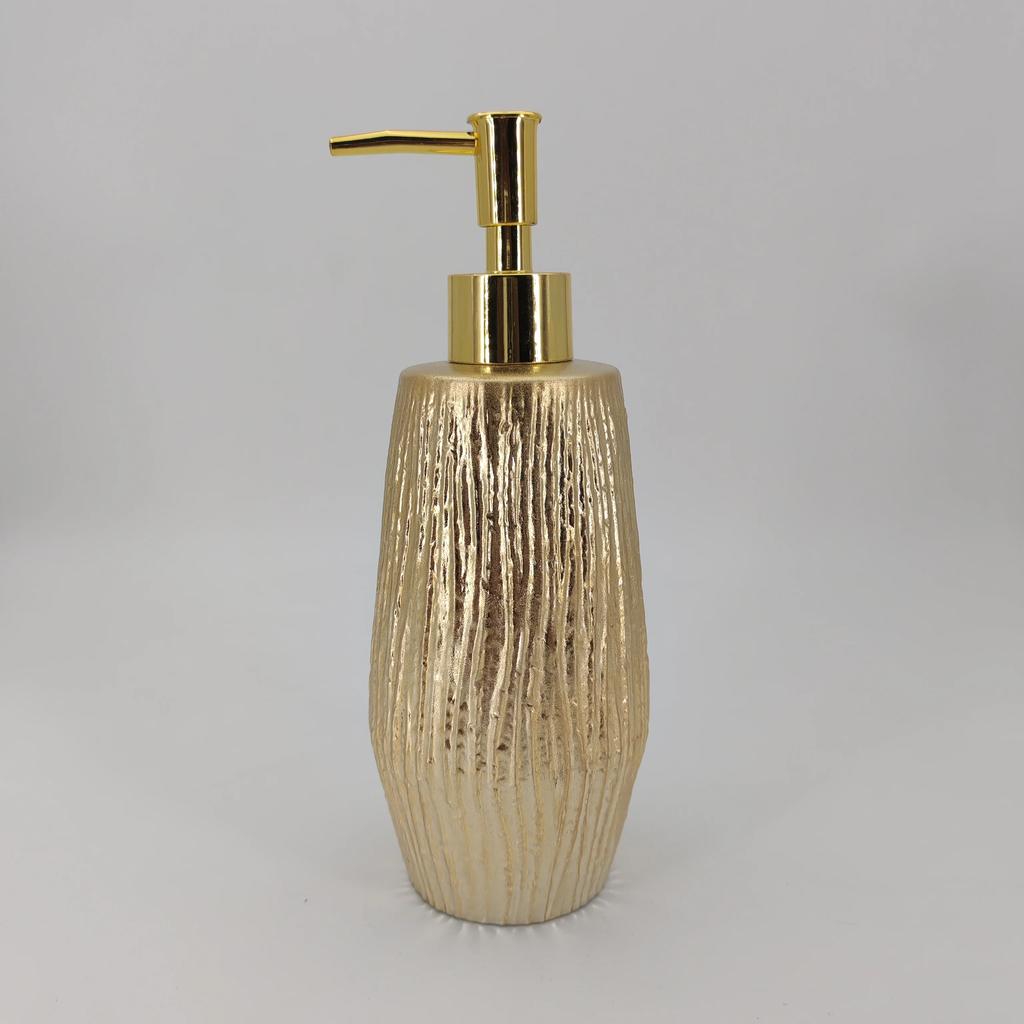 Soap Dispenser, New Chinese Style Ceramic Hand Sanitizer Bottle, Shampoo and Shower Gel Dispenser Bottle Shampoo Dispenser