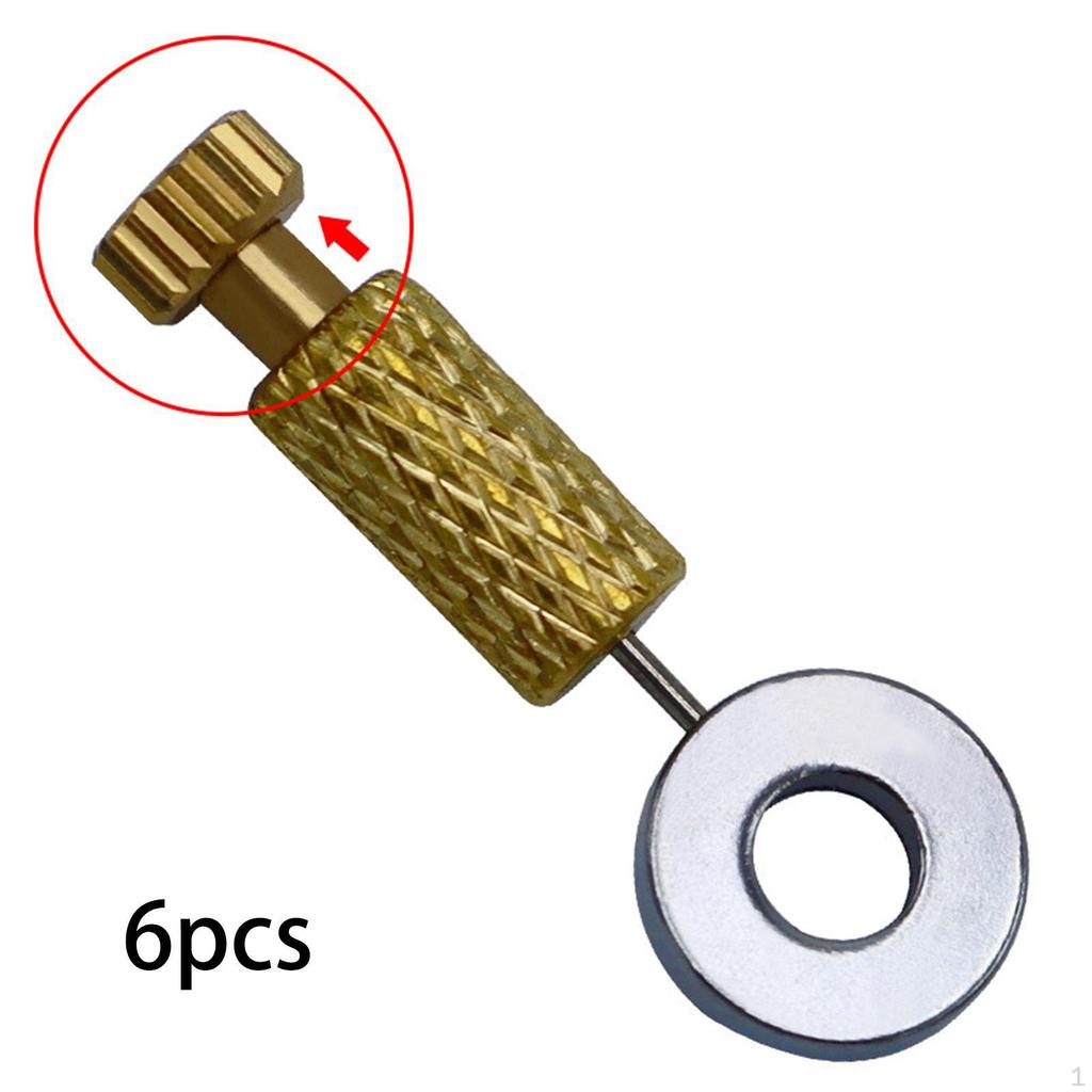 6 Pieces DIY Leather Craft Sewing Position Located Pin, Hand Positioning