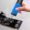 Wireless Soldering Iron Vertical Stand Built In 1500mAh Battery Rapid Heating Techs USB C Rechargeable Tool