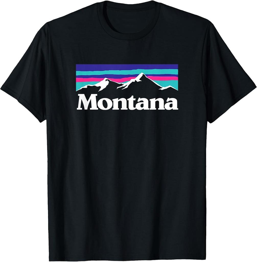 Montana Vintage Mountain Outdoor Graphic Tee