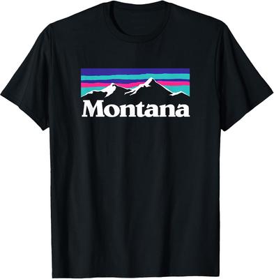 Montana Vintage Mountain Outdoor Graphic Tee
