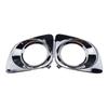 Left & Right Front Bumper Fog Light Trim Chrome Fits For Toyota Venza 2009-2012